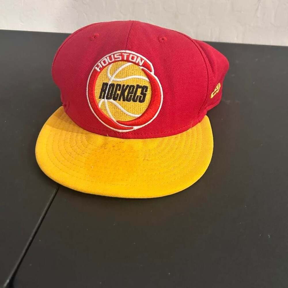 New Era Houston Rockets 59Fifty Cap Size 7 1/2 Hardwood Classics